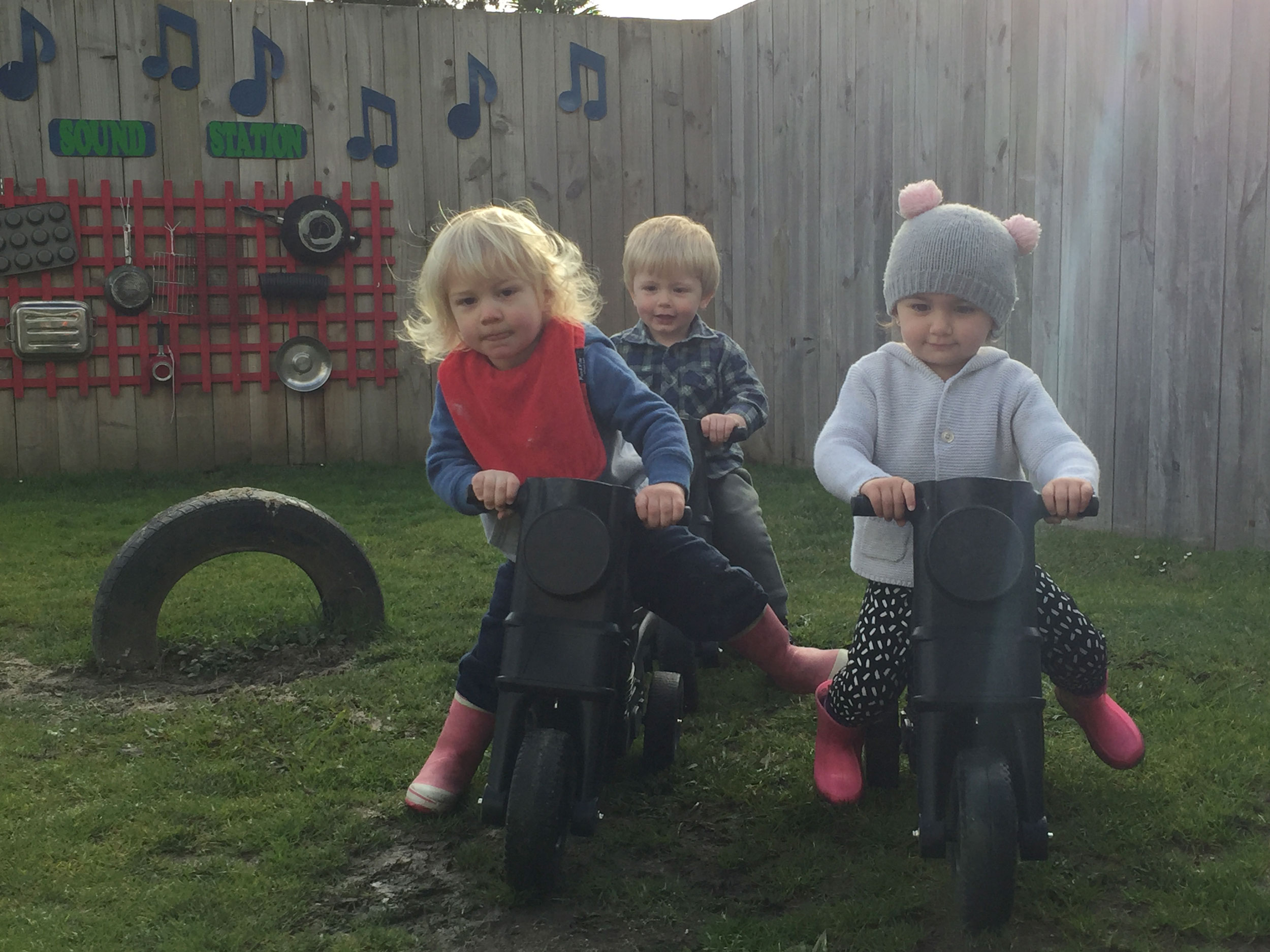 Friends cruising outdoors